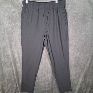 Glacier Performance Active Pants Mens Medium Gray 4 Way Stretch Moisture Wicking